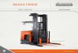 REACH TRUCK - s3.  · PDF filereach new heights toyotaforklift.com 2500 – 4500 lbs. specifications reach truck 2class electric motor narrow aisle 9bru18-23 | 9bdru13-15