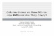 Column-Stores vs. Row-Stores: How Different Are They Really?cs- · PDF fileColumn-Stores vs. Row-Stores: How Different Are They Really? Daniel Abadi (Yale), Samuel Madden (MIT), 