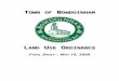Land Use Ordinance - Welcome | Town of Bowdoinham Use Ordinance-final draft... · Web viewThe word “structure” includes the word “building.” The word “used” or “occupied”