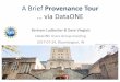 A Brief Provenance Tour  … via DataONE