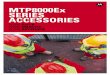MTP8000Ex SERIES ACCESSORIES - Radiotrans - · PDF fileVolume Toggle. REMOTE SPEAKER ... with the Nexus jack uncovered or with a Nexus accessory plugged it. ... For more information