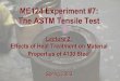 Lab Demonstration: Heat Treatment of 4130 Steeldhitt/me124/TensileTestNotes-II.pdf · Lecture 2 • Brief review of heat treatment process and TTT diagrams . for 4130 steel • Sample