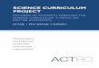 SCIENCE CURRICULUM PROJECT -   · PDF fileSCIENCE CURRICULUM PROJECT . ... they need to engage with the Grade 7 science (chemistry) ... curriculum domains and learner modules. 1