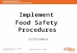 PowerPoint Presentationbarry-bwb2.tripod.com/day_3.ppt · PPT file · Web viewImplement Food Safety Procedures SITXFSA001A DHS & MB V1.2 2011