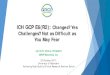 ICH GCP E6(R2): Changes? Yes Challenges? Not as Difficult ... · PDF fileof clinical trials should be trained in Good Clinical Practice (GCP), consistent with principles of the International