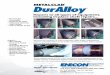 METALCLAD DurAlloy Tech Sheet - · PDF fileMETALCLAD® DurAlloy® is a two-component, 100% solids, multi-purpose polymer composite which can be easily machined on a lathe, drilled,