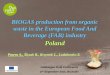 Poland - European Biogas Associationeuropean-biogas.eu/.../2015/09/5_national-situationa_Poland.pdf · BIOGAS production from organic waste in the European Food And Beverage (FAB)