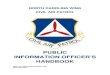 PUBLIC INFORMATION OFFICER’S HANDBOOK · PDF fileNorth Carolina Wing Public Information Officer’s Handbook 3 What is a PIO? PIO Responsibilities: The Information Officer is the