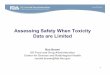 Assessing Safety When Toxicity Data are Limitedeservices.personalcarecouncil.org/Science/15SS/paperlesssites/... · Assessing Safety When Toxicity Data are Limited ... ISO 10993-18