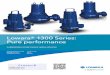 Lowara® 1300 Series: Pure performance - Lenntech · PDF file2 The Lowara 1300 series is a submersible pump line that delivers pure performance at outstanding value. Combining performance