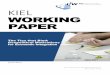 WORKING PAPER - Institut für Weltwirtschaft · PDF fileWORKING . PAPER . The Ties that Bind ... advanced agreement, ... trade gains of existing and hypothetical EIAs between countries