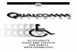 ACCESSIBILITY - San Diego · PDF file4 Dear Guest: This guide is intended to provide pertinent information to make your visit to QUALCOMM Stadium as safe and enjoyable as possible