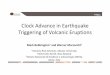 Clock Advance in Earthquake Triggering ... - Massey …mbebbing/talks/IUGG_EQ_VOLC.pdf · Clock Advance in Earthquake Triggering o Volcanic Eruptions ... Massey University, Palmerston