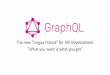 GraphQL - The new "Lingua Franca" for API-Development