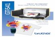 1 Direct Inkjet Printer from Brother “PRINT ON … T-5 4 1 “PRINT ON DEMAND” Direct Inkjet Printer from Brother The GT-541 Garment Printer The revolutionary alternative to thermal