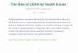 The Role of CERN for Health Issues - Centre national de la ... · PDF fileThe Role of CERN for Health Issues M. Winter ... Public Seminar: Feb 16, ... Matter-antimatter asymmetry