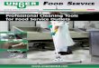 Professional Cleaning Tools for Food Service Outlets · PDF fileProfessional Cleaning Tools for Food Service Outlets ... Kitchen - Cleaning Zones & Cleaning Tools ... cleaning all