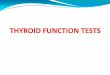 Production of Thyroid Hormones - SRM  · PDF fileTransport of thyroid hormones. y. ... Resin Uptake Test: ... cardiac output frog-like husky voice ↓ blood volume