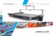 AUTOMATIC CUTTING PLOTTER WITH  CAM SYSTEM. A complete range of KOMBO plotters for automatic ... • 3 kW Electro spindle milling module with 4-position automatic tool change