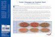 Color Changes in Cooked Beef - BeefResearch New - … Changes in Cooked Beef James R. Claus, Ph.D. University of Wisconsin-Madison IntroductionT here are three non-typical color changes
