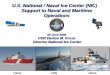 U.S. National / Naval Ice Center (NIC) Support to Naval …. National / Naval Ice Center (NIC) Support to Naval and Maritime Operations CDR Ray Chartier Jr. Director / CO NIC USCG