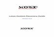 SBAdmin for Linux System Recovery Guide - Storix · PDF fileXpdf PDF Document viewer (for AIX) ... Creating System Installation Boot Media ... TSM Client Configuration