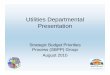 Utilities Departmental Presentation - North Las Vegas, Nevada · PDF fileUtilities Departmental Presentation Strategic Budget Priorities Process (SBPP) Group ... • Oracle – City
