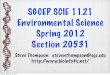 SGCEP SCIE 1121 Environmental Science Spring 2012 Section ...stevet/SGCEP/Sci1121/8.HumanPopulation.pdf · SGCEP SCIE 1121 Environmental Science Spring 2012 ... Which of the following