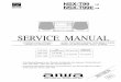 SERVICE MANUAL - Diagramas Electrónicos Para Reparararchivos.diagramas.mx/audio/Aiwa NSX-T99.pdf · service manual a compact disc stereo cassette receiver basic tape mechanism :