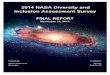 2014 NASA Diversity and Inclusion Assessment Survey · PDF file2014 NASA Diversity and Inclusion Assessment ... designed to assess current workforce perceptions about diversity 
