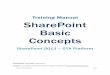Training Manual SharePoint Basic Concepts - Georgia · PDF fileTraining Manual SharePoint Basic Concepts SharePoint 2013 – GTA Platform Prepared By: ... Navigate to the library or