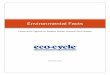 Environmental Facts - Eco- · PDF fileEnvironmental Facts Facts and Figures to Inspire Action toward Zero Waste CATEGORIES Consumption Wasting Recycling Saves Landfills & Incinerators