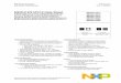 MKW41Z/31Z/21Z Data Sheet - NXP Semiconductors Integrated on-chip balun • Single ended bidirectional RF port shared by transmit and receive • Low external component count • Supports