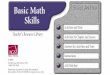 Basic Math Skills - Ms. Brody's Class - · PDF fileBasic Math Skills. Main Menu Next Instructions for using the Teacher’s Resource Library ... To return to a Chapter Menu or the