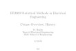 EE3360 Statistical Methods in Electrical Engineering ...lyle.smu.edu/~rajand/courses/3360/lecture1.pdf · R. D. Yates and D. J. Goodman, Probability and Stochastic Processes: 