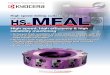 High speed milling cutter for aluminum MFAL - Kyocera · PDF fileHigh speed milling cutter for aluminum HS-MFAL Achieves high reliability at high rotation speeds with the use of a