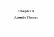 Chapter 2 Atomic Theory - profkatz.comprofkatz.com/courses/wp-content/uploads/2017/01/CH1710-Lecture-3...described it, the atom actually had an inner structure. ... Radioactivity In