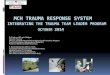 MCH TRAUMA RESPONSE SYSTEM - Montreal Children's  · PDF fileMCH TRAUMA RESPONSE SYSTEM ... INTRODUCTION Trauma ... ATLS and PALS certification of Trauma Team Leader