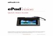 ePad-vision Quick Start  · PDF fileQuick Start Guide 1.0 Introduction ... The display tab lets you customize the Ink Settings, Ink Region ,and Backg round Settings