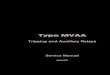 Type MVAA - · PDF fileService Manual Type MVAA Tripping and Auxiliary Relays HANDLING OF ELECTRONIC EQUIPMENT A person's normal movements can easily generate electrostatic potentials