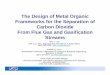 The Design of Metal Organic Frameworks for the Separation · PDF file · 2013-07-10The Design of Metal Organic Frameworks for the Separation of Carbon Dioxide ... – Generate single