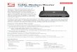 DOCSIS 3.0 Cable Modem/Router with Wireless-N · PDF fileModel 5352 The Zoom 5352 Cable Modem/Router with Wireless-N supports cable modem speeds up to 343 Mbps. With its high speed