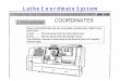 Lathe Coordinate System - Walla Walla Universityralph.stirling/classes/engr480/... · • Coordinate system zero point is – centerline of spindle (X) ... G71 Roughing cycle G70