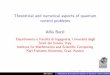 Theoretical and numerical aspects of quantum control problemsborzi/ab_toulouse.pdf · Theoretical and numerical aspects of quantum control problems ... Al o Borz Theoretical and numerical