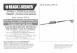 20V MAX* LiTHiUM POLE HEDGE TRIMMER · PDF file20V MAX* LiTHiUM POLE HEDGE TRIMMER -iNSTRUCTiON MANUAL ... Black & Decker purchase, ... get caught in the moving blades or parts of