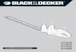 GT5050 GT5055 GT5560 GT6060 - …service.blackanddecker.de/PDMSDocuments/EU/Docs//docpdf/gt5050… · Your Black & Decker hedgetrimmer has been ... ♦ Carry the hedge trimmer by