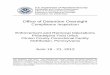 Office of Detention Oversight - Immigration and … of Detention Oversight Clinton County Correctional Facility June 2012 1 ERO Philadelphia OPR 201207730 EXECUTIVE SUMMARY The Office