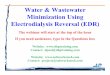 Water & Wastewater Minimization Using ElectrodialysisReversal (EDR) · PDF file · 2016-02-18Water & Wastewater Minimization Using ElectrodialysisReversal ... water and wastewater