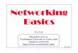 Networking Basics - Class PresentationNetworking Basics Raj Jain ... Control m Mode setting commands and responses ... e.g.,::127.23.45.88 m Can specify a prefix by /length, e.g.,jain/bnr/ftp/p_1fnd.pdf ·
