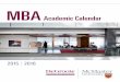 MBA - DeGroote School of Business · PDF fileDeGroote School of Business MBA Academic Calendar 2015 ... O600 Operations Management YEAR 2 ... Academic Research Integrity and